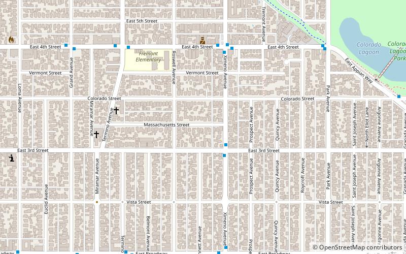 Belmont Heights location map