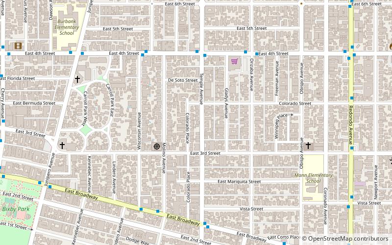 Bluff Heights location map