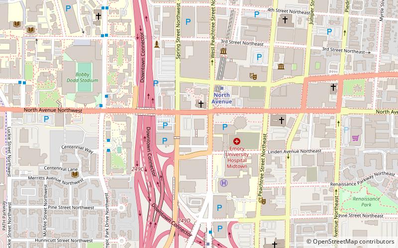 One Georgia Center location map