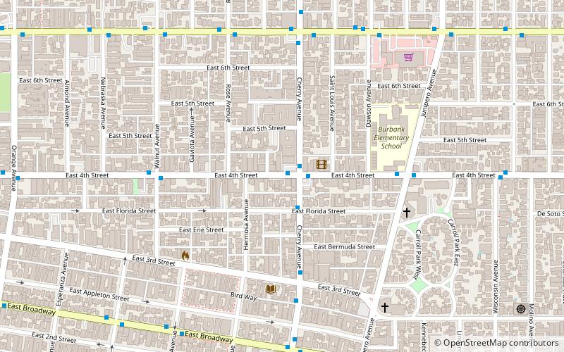 4th Street Corridor location map