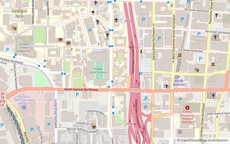 Brittain Dining Hall location map