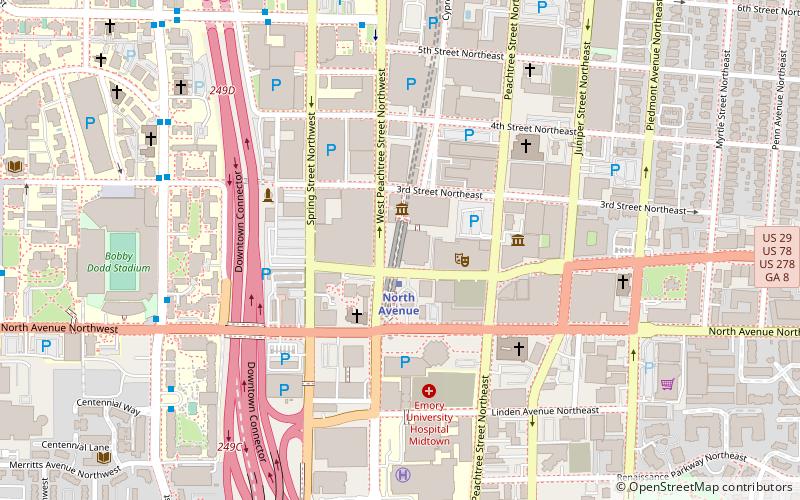 AT&T Midtown Center location map