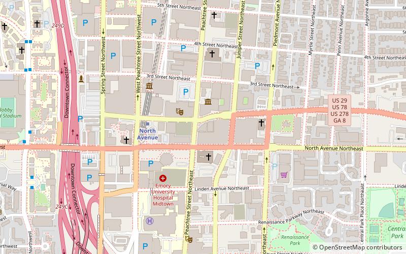 Ponce de Leon Apartments location map