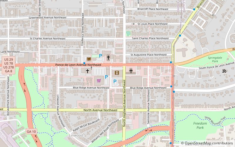 Briarcliff Plaza location map