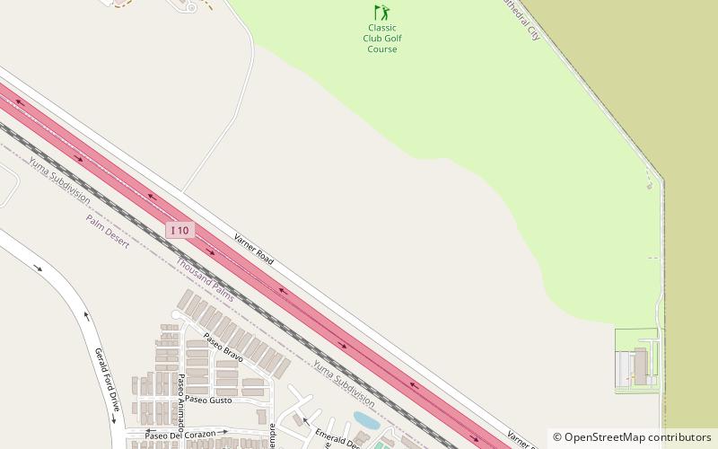 Coachella Valley Arena location map