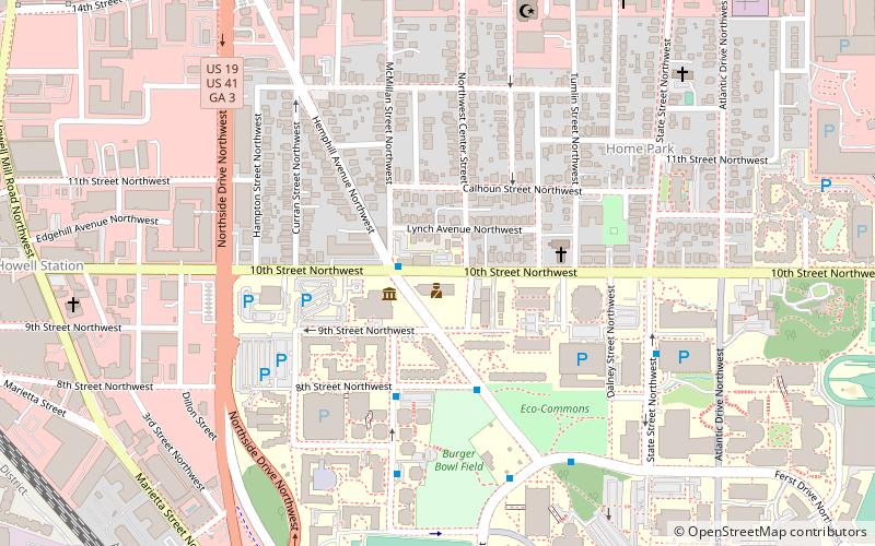 Robert C. Williams Paper Museum location map