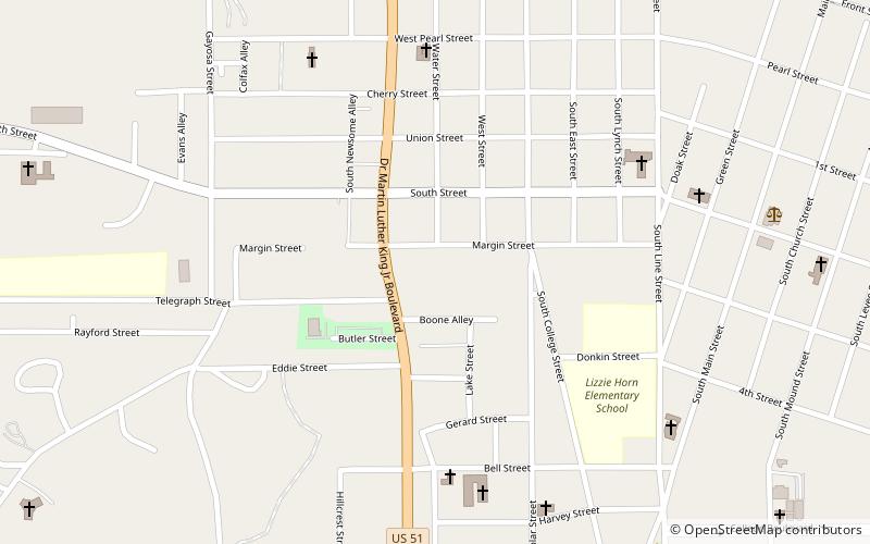 Golladay Hall location map