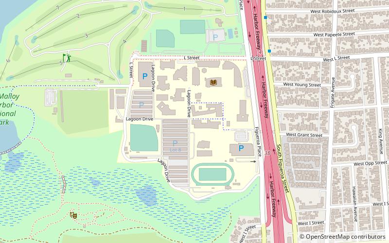 Los Angeles Harbor College location map