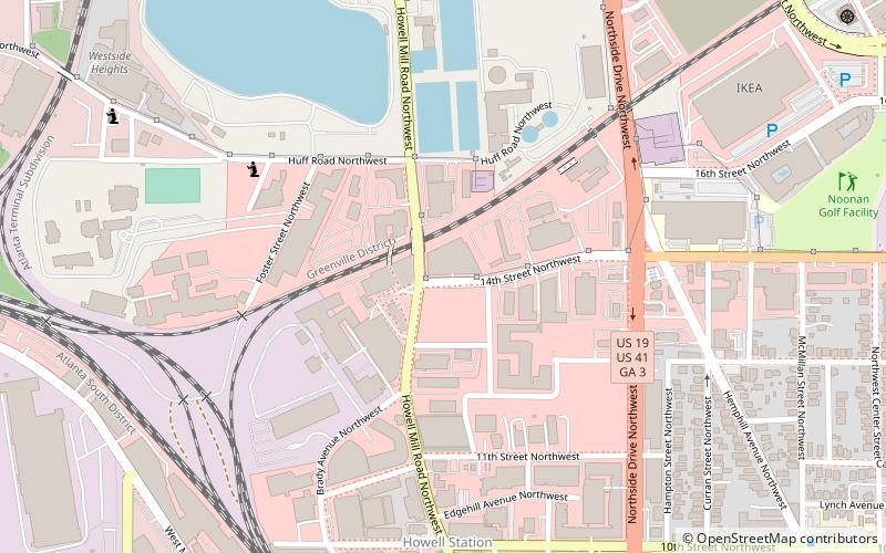 West Midtown location map