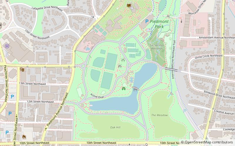 Sidney Lanier Monument location map