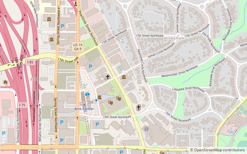 Museum of Design Atlanta location map