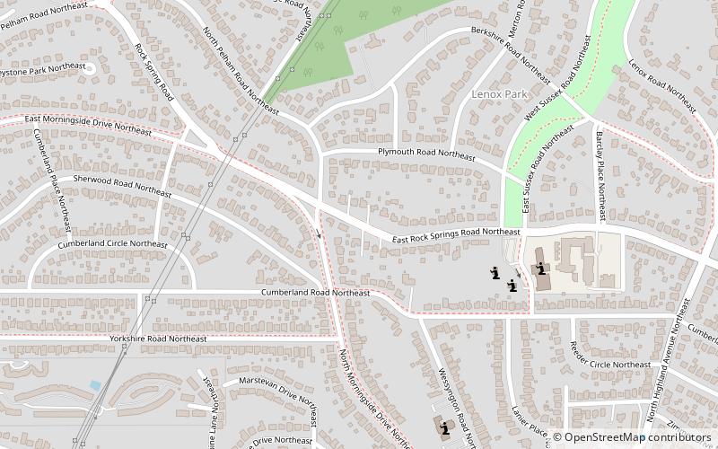 Morningside/Lenox Park location map