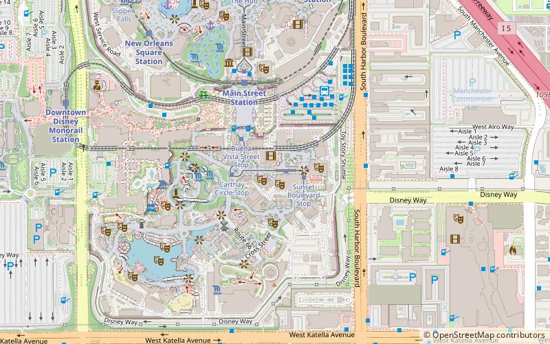 Hollywood Land location map