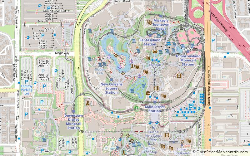 Tarzan's Treehouse location map