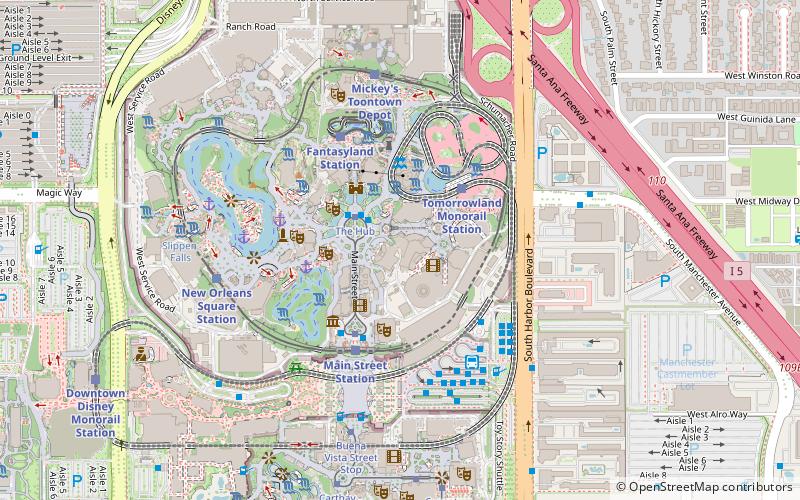 Star Tours: The Adventures Continue location map