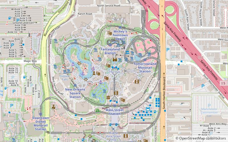 Dumbo the Flying Elephant location map