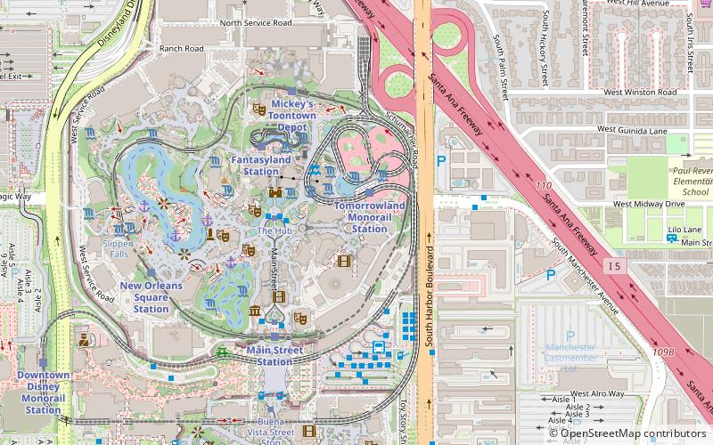 Star Wars Launch Bay location map