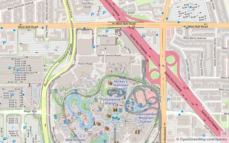 Gadget's Go Coaster location map