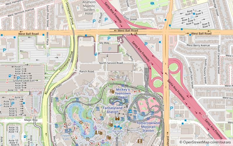 Mickey's House and Meet Mickey location map