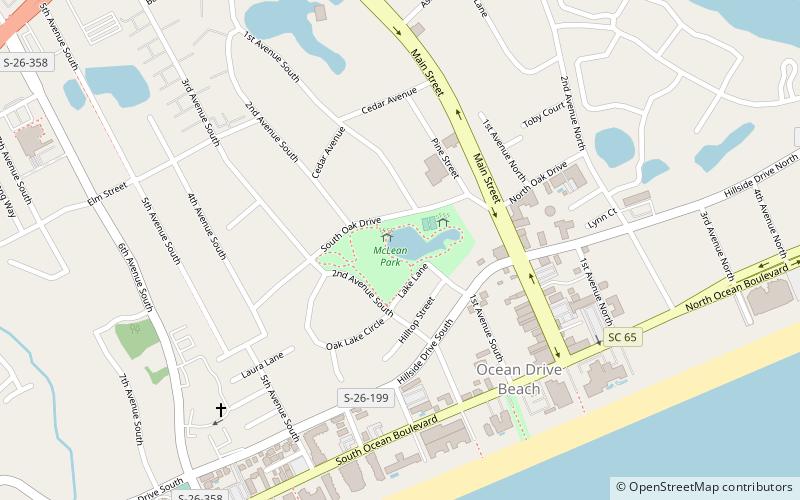 mclean park north myrtle beach location map