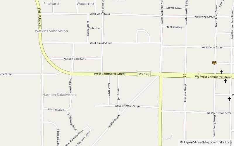 Reuben Davis House location map