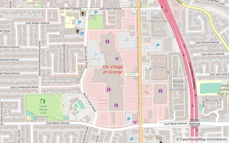 the village at orange location map
