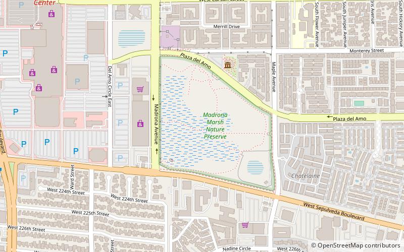 Madrona Marsh Preserve and Nature Center location map