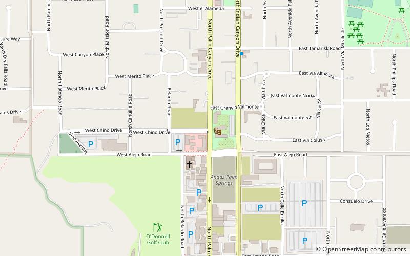 Desert Art Center location map