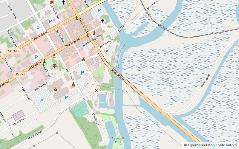 Main Street location map