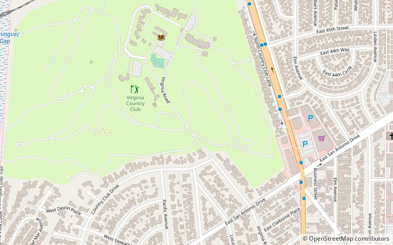 Rancho Los Cerritos Museum location map