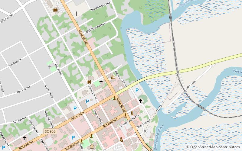 Beaty-Spivey House location map