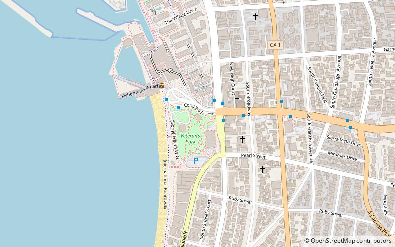 Redondo Beach Public Library location map