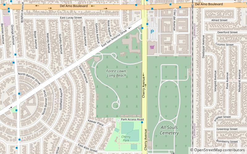 forest lawn memorial park long beach location map