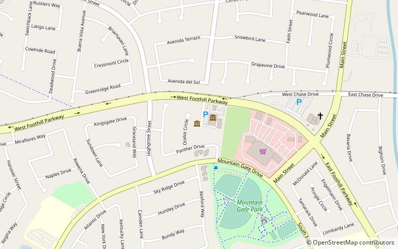 Corona Model Railroad Society location map