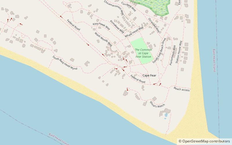Bald Head Island Conservancy - BHI Conservancy location map