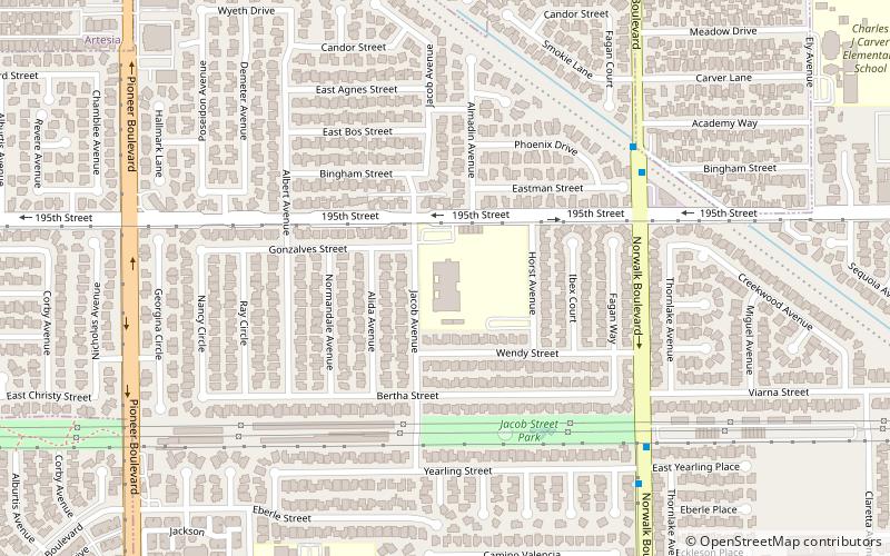 ABC Unified School District location map