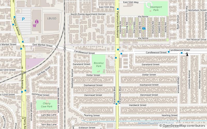 City of Lakewood Biscailuz Park location map