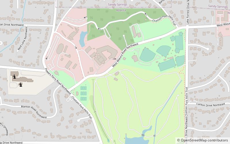 North Fulton Golf Course location map