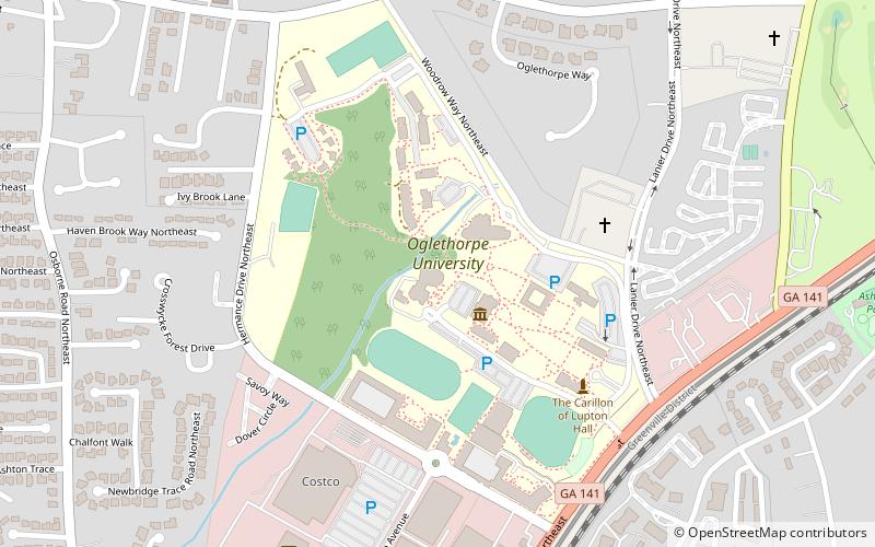 Oglethorpe University location map