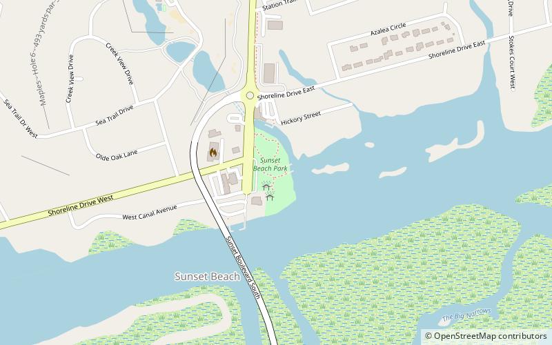 Sunset Beach Waterfront Market location map