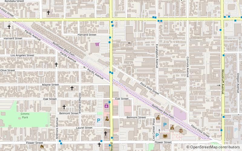 Los Angeles County Fire Museum location map