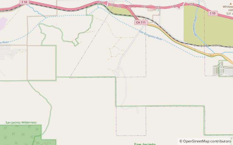 snow creek santa rosa and san jacinto mountains national monument location map