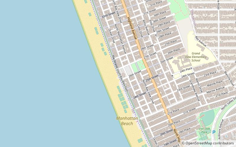 Bruce's Beach location map