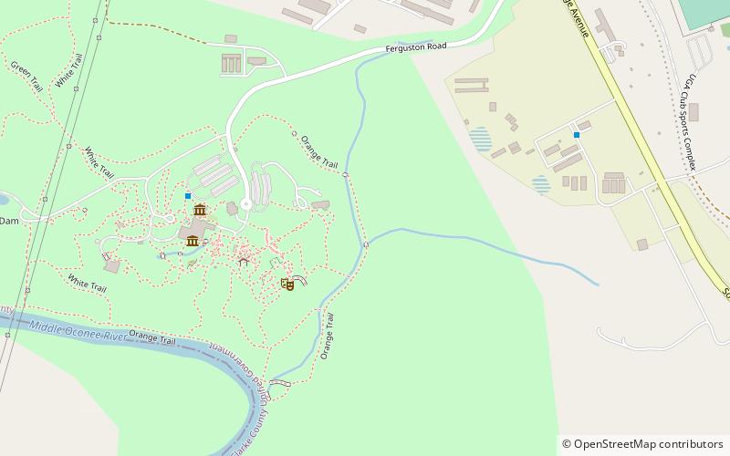 Jardín botánico del Estado de Georgia location map