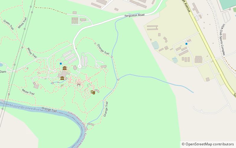 The State Botanical Garden of Georgia location map