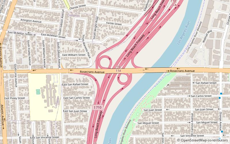 Rosecrans Avenue location map