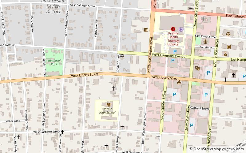 Carnegie Public Library location map