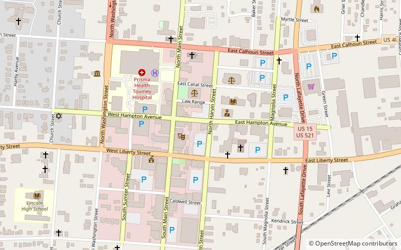 Sumter Town Hall-Opera House location map
