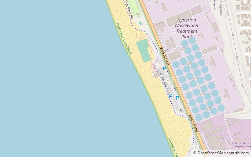 Dockweiler State Beach location map