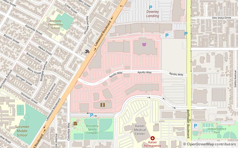 promenade at downey cerritos location map